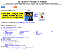 Tablet Screenshot of paleofood.com